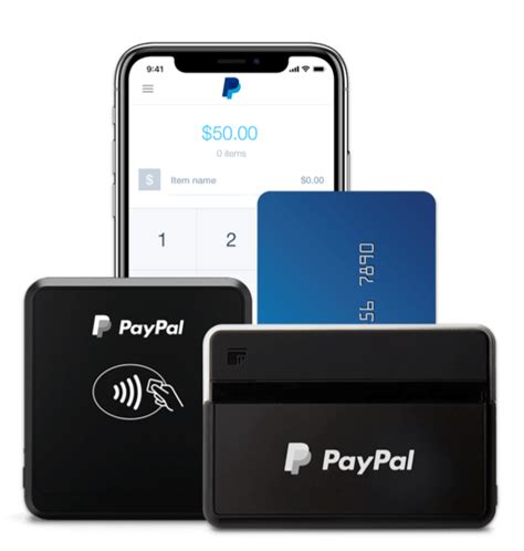 PayPal card reader online